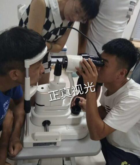 1808期开眼镜店验光加工配镜技术学员们的学习热情和风采