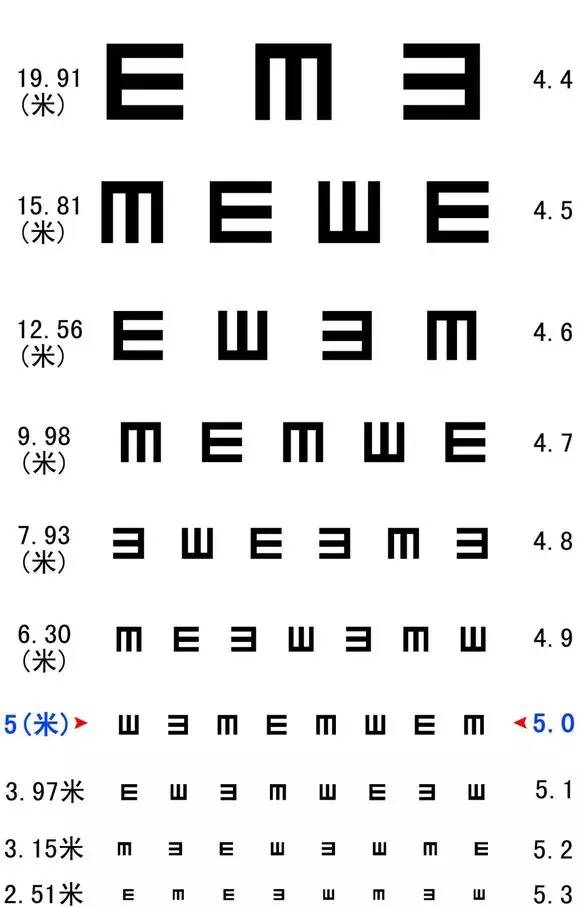 视标有哪些类型？